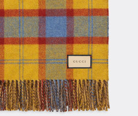 Gucci 'Gucci tartan' blanket, yellow MULTICOLOUR GUCC21PLA262MUL