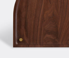 AYTM 'Sessio' tray, brown, rounded WALNUT AYTM21SES930GOL