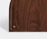AYTM 'Sessio' tray, brown, rounded Walnut, gold AYTM21SES930GOL