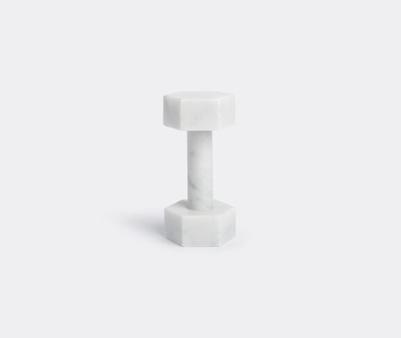 Addition Studio Marble dumbbell, carrara WHITE ADDI18MAR260WHI