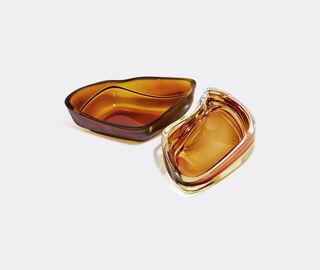 Zaha Hadid Design 'Plex' vessel, amber AMBER ZAHA20PLE014YEL