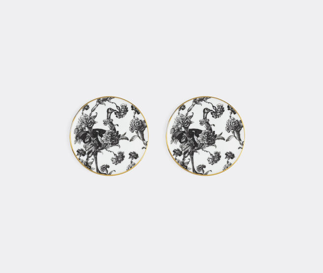Simone Guidarelli Home 'Tangerine Garden' coaster, set of two, black and white MULTICOLOUR SIMO26SOU884MUL