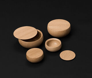 Sch&ouml;nbuch 'Bowl' oak, small LIGHT BROWN SCHO22BOW038BEI