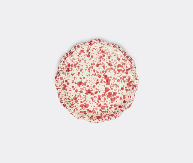 Cabana 'Speckled' dinner plate, red RED CABA23RED286RED