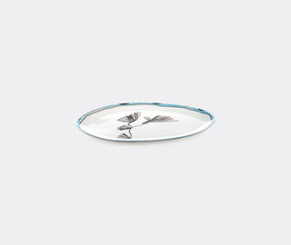 Serax 'Camelia Aubergine' oval plate MULTICOLOUR SERA23OVA153MUL