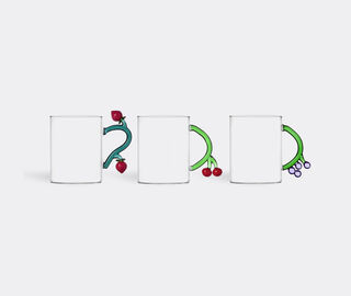 Ichendorf Milano 'Fruits and flowers' mug, set of three MULTICOLOUR ICMI24FRU930MUL
