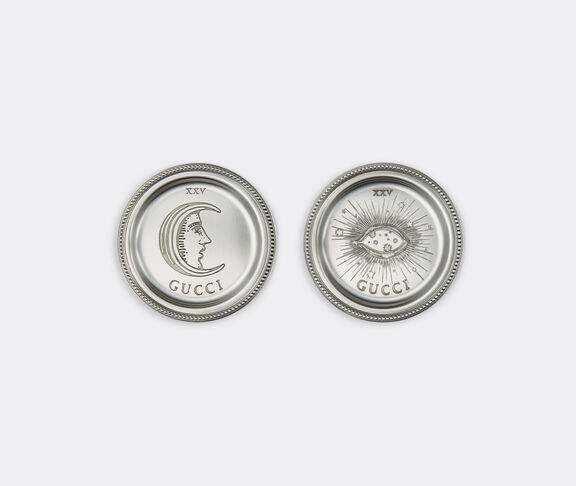 Gucci 'Star Eye and Moon' coaster, set of two SILVER GUCC22COA708SIL