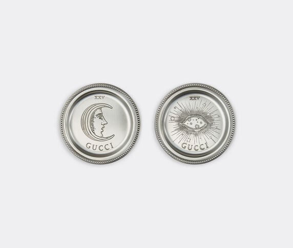 Gucci 'Star Eye and Moon' coaster, set of two silver GUCC22COA708SIL