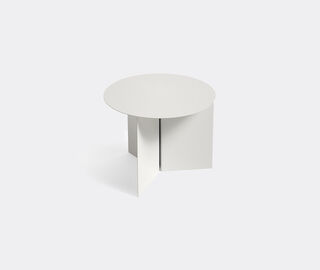 Hay 'Slit' round table, small, white WHITE HAY122SLI358WHI