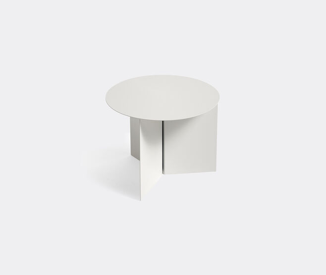 Hay 'Slit' round table, small, white WHITE HAY122SLI358WHI
