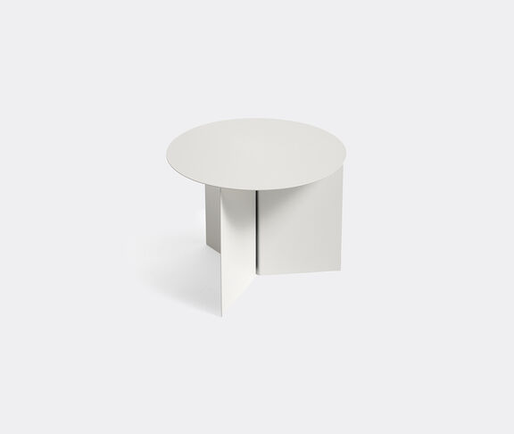 Hay 'Slit' round table, small, white White ${masterID}