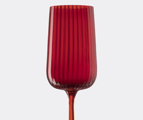 NasonMoretti &#39;Gigolo&#39; white wine glass, rigadin red RED NAMO22GIG116RED