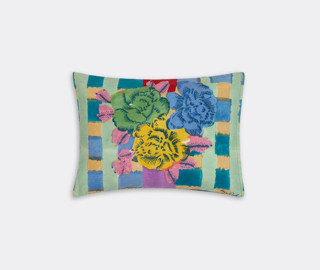 Lisa Corti 'Ankara Aqua' rectangular cushion MULTICOLOUR LICO23CUS001MUL
