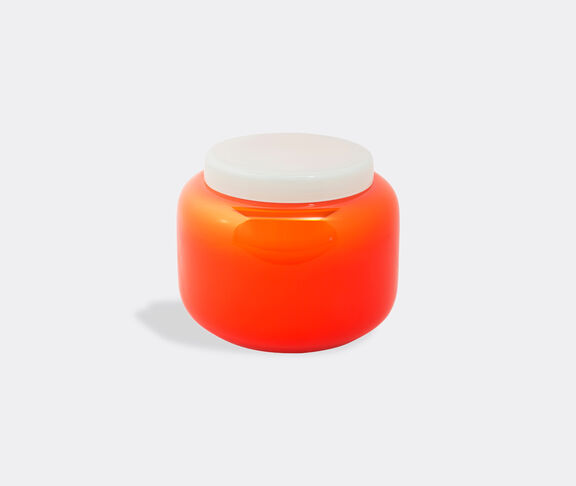 Pulpo Container Low, Jar Body - Spicy Red I Top - Celadon Green  multicolor ${masterID} 2