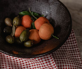 Audo Copenhagen 'Triptych' bowl, large BROWN MENU22TRI359LBR