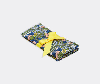 La DoubleJ 'Corte Blue small' large napkin, set of two MULTICOLOUR LADJ23LAR567BLU