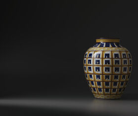 Ginori 1735 'Prospettica Orcino' vase MULTICOLOUR RIGI20PRO201MUL