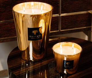 Baobab Collection 'Les Exclusives Aurum' candle, small GOLD BAOB23LES090GOL
