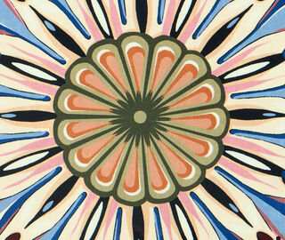 La DoubleJ 'Nucleus' placemat, set of two, bordeaux MULTICOLOR LADJ26DIS312MUL