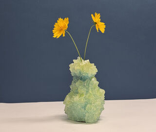 Mineral Series 'Crystal' vase, mini, glass green GREEN MISE25MIN277GRN