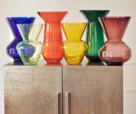 POLSPOTTEN 'Long Neck' vase, orange ORANGE POLS22VAS492ORA