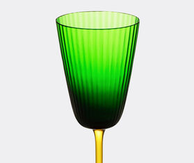 Dolce&amp;Gabbana Casa 'Carretto Siciliano' white wine glass, green and red GREEN DGCA22HAN673MUL