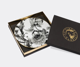 Simone Guidarelli Home 'Secret Garden' dinner plate, black and white MULTICOLOUR SIMO26SOU600MUL