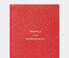 Smythson 'Travels and Experiences' notebook, scarlet red  SMYT22PAS484RED