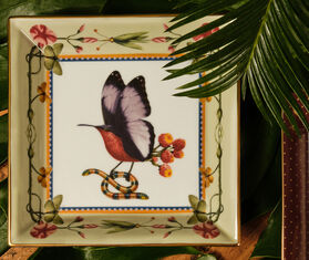 La DoubleJ 'Butterbird' trinket tray, multicolor MULTICOLOR LADJ26TRI053MUL