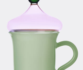 Ichendorf Milano 'Sogni D&rsquo;Oriente' mug, lilac and green MULTICOLOUR ICMI25SOG167MUL