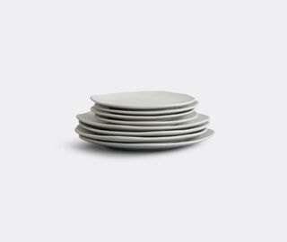 101 Copenhagen 'Native' dinner and dessert plate, set of eight, birch MULTICOLOUR COPH24NAT956BEI