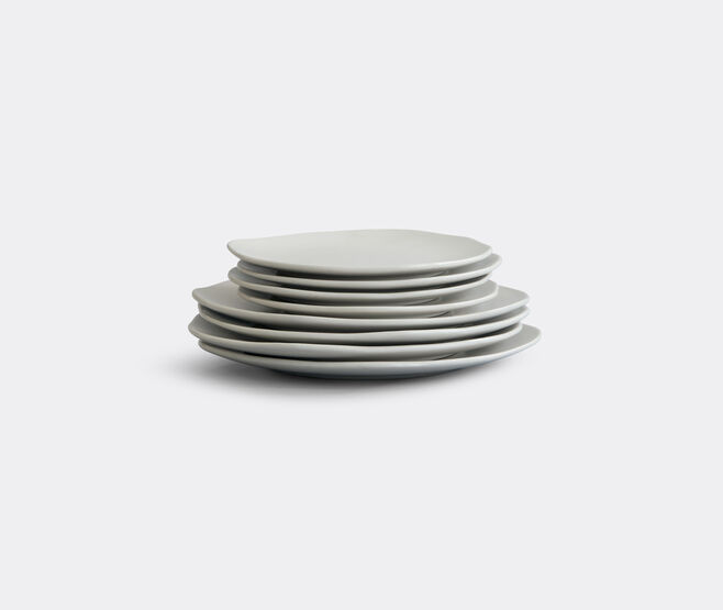 101 Copenhagen 'Native' dinner and dessert plate, set of eight, birch MULTICOLOUR COPH24NAT956BEI