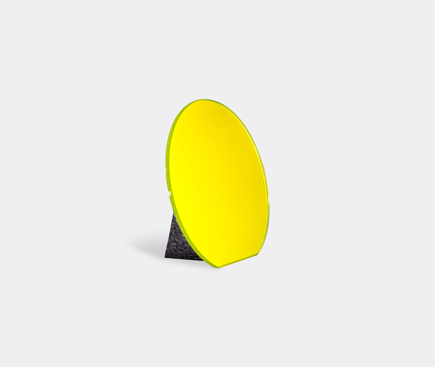 Pulpo 'Dita' table mirror, lime yellow  PULP20DIT704YEL