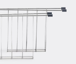 Alessi 'Pliss&eacute;' toaster racks, grey GREY ALES21PLI728GRY