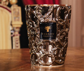 Baobab Collection 'Brame Cernunnos' candle, large, silver SILVER BAOB25SCE947SIL