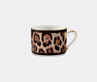 Dolce&amp;Gabbana Casa 'Leopardo' teacup and saucer MULTICOLOUR DGCA22POR993MUL