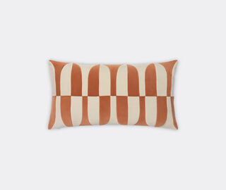 Christina Lundsteen 'Abigail' cushion, light peach and dusty white MULTICOLOUR CHLU25ABI814MUL