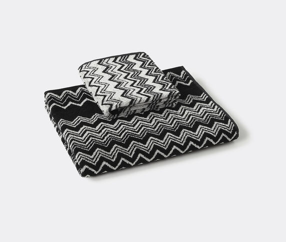 Missoni 'Keith' towels, set of two Black And White MIHO20KEI328BLK