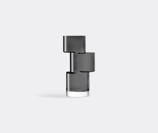 LSA International 'Tier' vase, medium, slate gray GREY LSAI25TIE758GRY