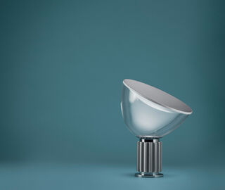 Flos 'Taccia Small' table lamp, silver SILVER FLOS23TAC733SIL