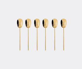 Sambonet &#39;100&#39; moka spoon, set of six, gold GOLD SAMB24GIF033GOL