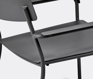 Serax 'August' lounge chair, set of two, black BLACK SERA19AUG758BLK