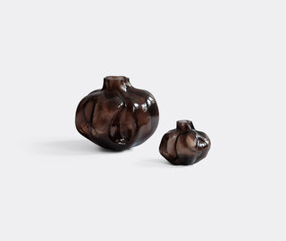 101 Copenhagen 'Wabi' vase, medium, smoked forest GREY COPH25WAB717GRN