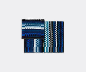 Missoni 'Giacomo' towel, set of two, blue multicolor BLUE MIHO26GIA101BLU