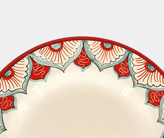 Les-Ottomans 'Peacock' dinner plate, multicolor MULTICOLOUR OTTO21PEA788MUL