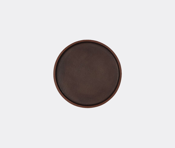Uniqka 'Plato' tray, round, dark brown undefined ${masterID}