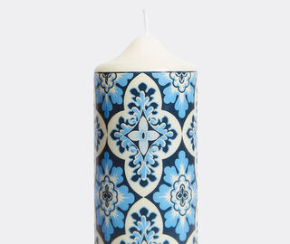 La DoubleJ 'Palazzo' pillar candle, blue BLUE LADJ25PRI911MUL