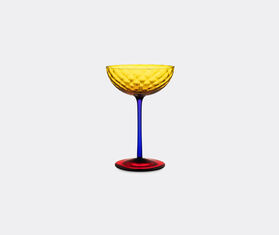 Dolce&amp;Gabbana Casa 'Carretto Siciliano' champagne glass, yellow and red YELLOW DGCA22HAN727MUL