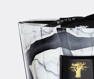 Baobab Collection 'Stones Marble' candle, small WHITE BAOB23STO059MUL