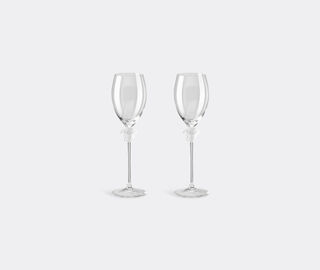 Rosenthal 'Medusa Lumiere' white wine glass TRANSPARENT ROSE22MED403TRA